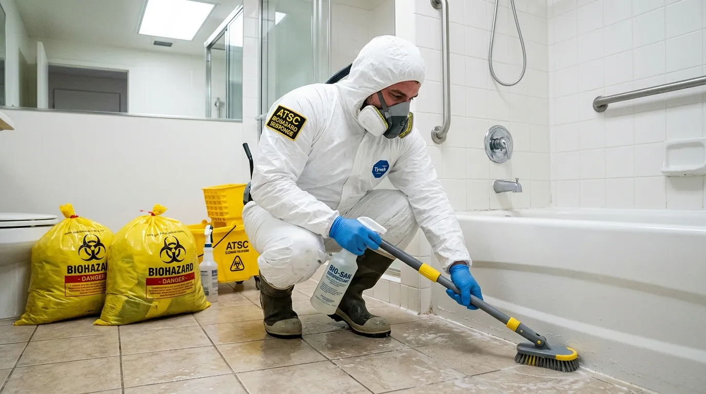 Decontamination equipment deployed for Blood Cleanup in Kenton